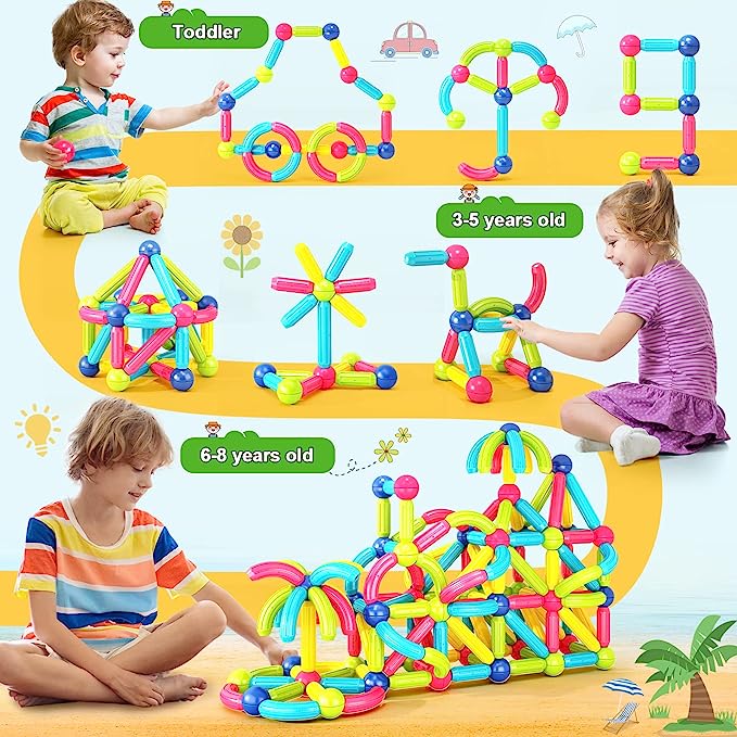 🔥Last Day Promotion 49% OFF --- Educational Magnet Building Blocks